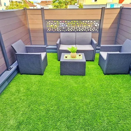 Bali Spa-4 Pers-jacuzzi-parking-jardin-clim-colmar Apartament Muntzenheim