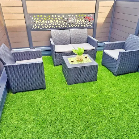 Apartament Bali Spa-4 Pers-jacuzzi-parking-jardin-clim-colmar