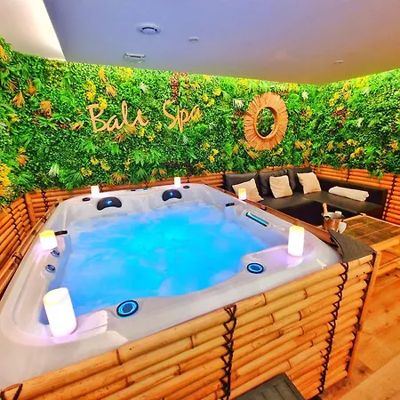 Apartament Bali Spa-4 Pers-jacuzzi-parking-jardin-clim-colmar